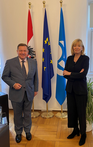 Ombudsman Werner Amon meets Ombudsman O'Reilly in Vienna
