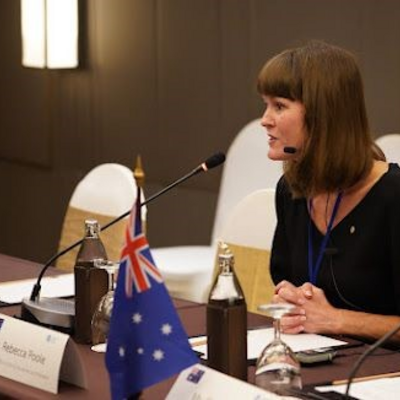 Chief of Staff to the IOI President, Rebecca Poole.