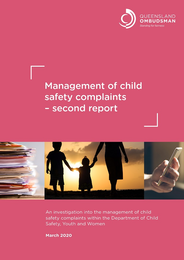 Managing child safety complaints