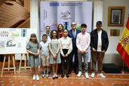 Los ganadores del concurso de dibujo