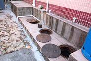 Defective sewage works