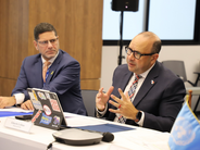 El Defensor del Pueblo, Eduardo Leblanc González, presenta los avances de la Defensoría