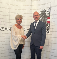 Ombudsperson Gaby Schwarz welcomed the Hungarian Ombudsman Ákos Kozma in Vienna