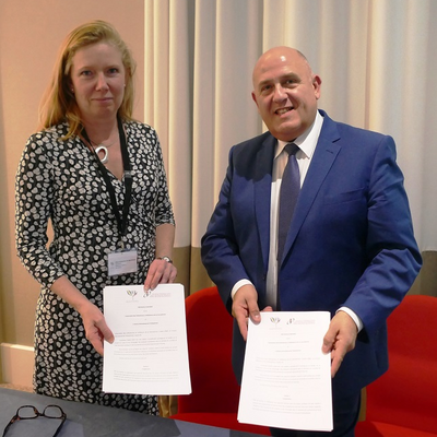 Ms Cathrine de Bruecker and Mr Marc Bertrand